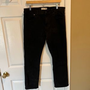 Men’s W35 L30 Black Madewell Slim Straight Jeans
